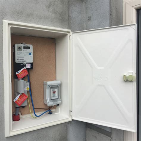 electric meter box inside house|external electric meter cupboard.